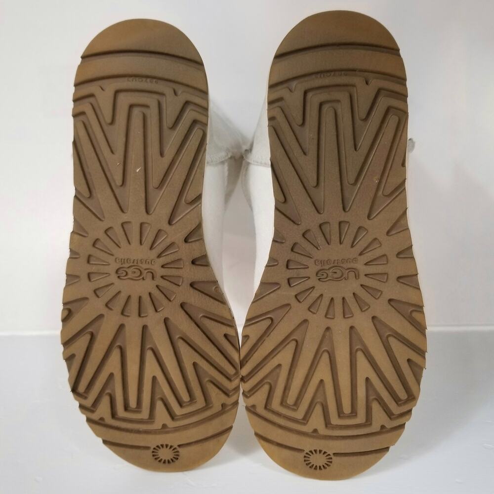 UGG Australia Women's Lo Pro Canvas Fabric Button Boots Cream 5980 Size 7 - Picture 7 of 9
